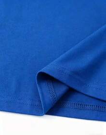 Casual Blouses For Women | 1 Women's T-Shirt 100% Breathable Cotton | Women's Soccer Jerseys, Funny Soccer Mom T-Shirts, Graphic Tees For The Day - 藍色 - 查看 6