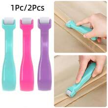 1pc/2pcs Quilting Rotary Crimper Seam Roller Tool, Fabric Crimping Presser Foot, Embroidery Applique Cloth Art Paper Pressing Tool - Multicolor - View 12