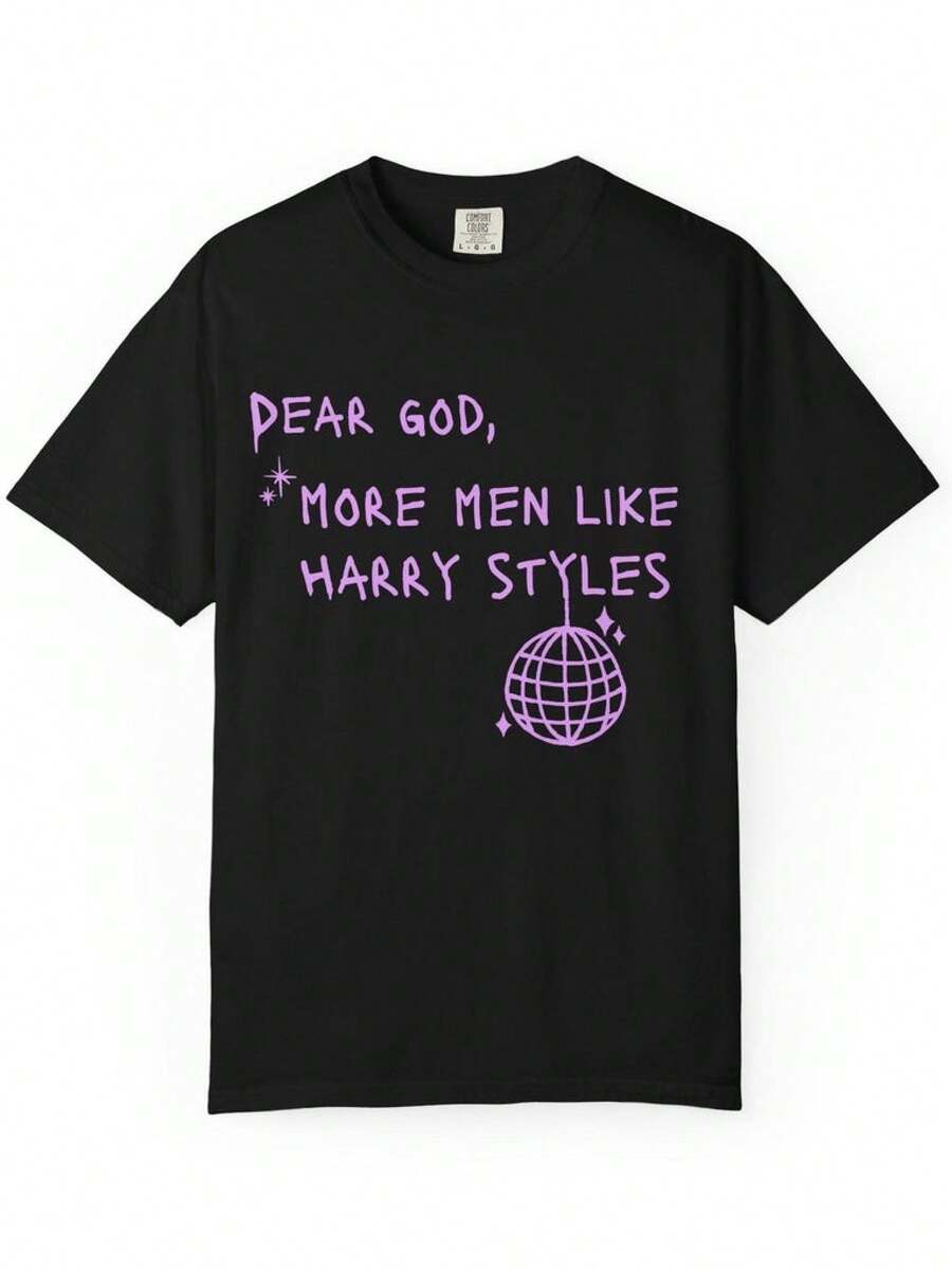 Camiseta Unisex Dear God More Men Like Styles| Camiseta - Negro - Ver 1