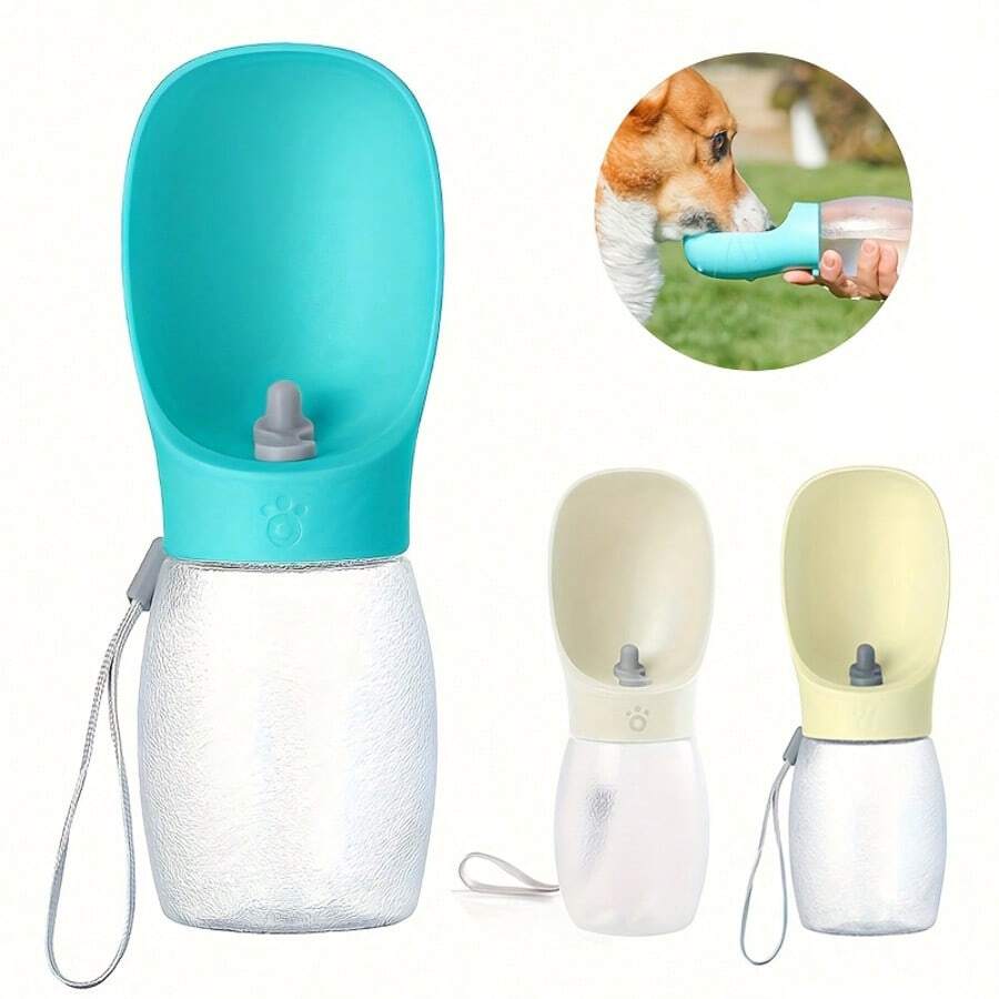 1pc Portable Pet Water Bowl Drinking Cup, Suitable For Dogs And Cats, Leak-Proof Puppy Water Bowl Dispenser, Outdoor Pet Water Feeder Cup Supplies, Outdoor Travel Water Bottle Dog Outing Supplies
