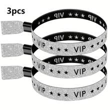 75 Pieces Of VIP Wristbands, Party Wristbands, Wedding Wristbands, Concert Wristbands, General Festival Items, Event Sign-In Wristbands, Sporty Wristbands, Test Drive Wristbands, Event Identification Wristbands (3 Pieces / 25 Pieces) - View 14