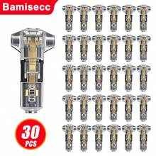 10pcs/60pcs Quick LED Wire Connectors T2 Terminal Connectors, With 2 Pins For Cable, With Locking Clips, For Automotive & Lighting - Multicolor - View 19
