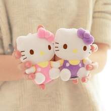 Hasbro 1pc Sanrio Hello Kitty Plush Doll 10cm, 3 Colors Available, KT Cat Pendant, Bag Decoration, Collectible Accessory, Backpack Charm, Holiday Gift - Multicolor - View 2