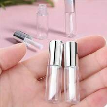1.2ml Transparent Small Refillable Empty Lip Balm Tube Lip Gloss Bottle Women DIY Cosmetics (Black - Multicolor - View 5