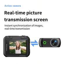 4K HD 鏡頭 磁吸可拆卸 2.0 吋翻轉螢幕 WiFi 照片傳輸 行動攝影機，附 800mAh 電池 - 查看 10