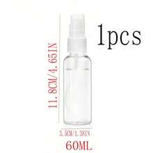 4pcs 30ml Refillable Spray Bottles, Portable Reusable Fine Mist Sprayer Bottles, Travel Size Cosmetic Sample Spray Containers - Clear - View 28