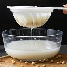 100 Mesh Fine Mesh Strainer, Hanging Reusable Food Filter Sieve, Multi-Purpose Kitchen Screen For Home Brewing, Wine, Tea, Soymilk, Juice, Flour And Baking, Easy To Clean Durable Kitchen Utensil, Must-Have Kitchen Gadget For Home & Apartment - Multicolor - View 3