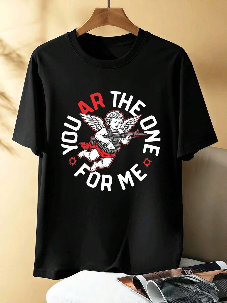 T-shirts i stora storlekar för män - Svart - Visa 1