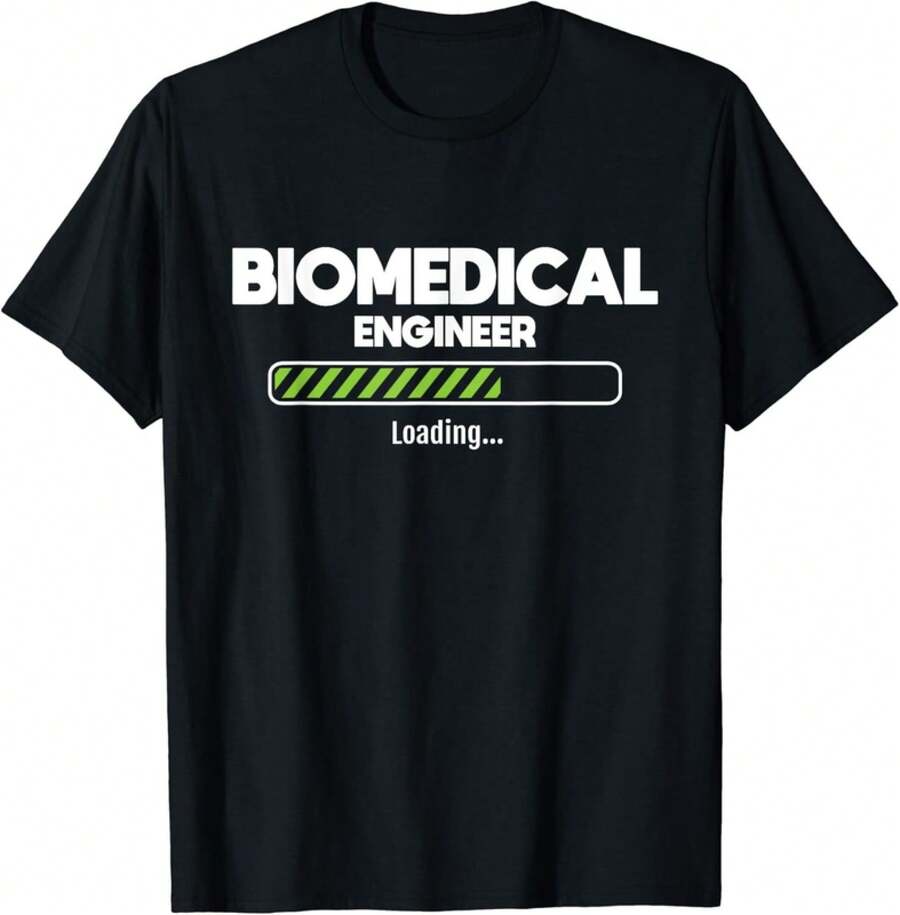 Biomedical Engineer Loading - Biomed Major Medical Engineer Gift Unisex T-Shirt - Black - View 1