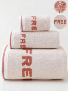 1 Piece Of Reddish-Brown Pure Cotton Bath Towel Or Kitchen Small Towel Or Square Towel, Dandelion Pattern, Absorbent And Quick-Drying, Suitable For Both Men And Women All Year Round, Suitable For Bathroom, School, Travel, Festival Gift, Home - Reddish-brown - View 8