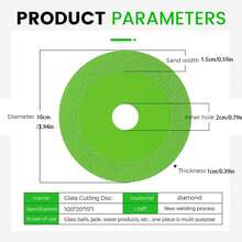 100mm Diamond Cutting Blade For Glass, Ceramic, Jade, Crystal Bottle, Polishing Wheel, Marble, Stone, Angle Grinder Blade, Thin Saw Blade - Cutting Blade - View 6