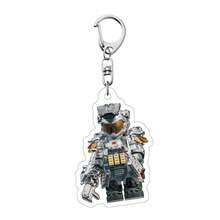 1pc Delta Force Game Character Acrylic Keychain Pendant Tactical Operator Collectible - Multicolor - View 3