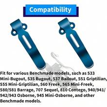 2PCS Blue Deep Carry Pocket Clip Compatible With 535 With Screws - A - View 5