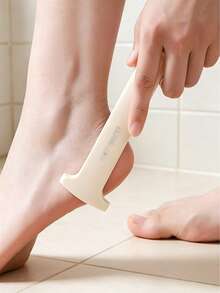 1pc Ergonomic Foot Exfoliating File, Dead Skin & Callus Remover Foot Rasp, Portable Pedicure Tool For Smoothing Rough Sole Skin, Home Salon Foot Care Scraper - Multicolor - View 2