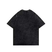 Washed T-Shirt Women'S Y2K Style Heavyweight Pure T-Shirt - Black - View 2