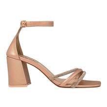 STYLO WOMEN'S PARTY SANDALS 8038 ROSE GOLD FAUX LEATHER - Gold - View 2