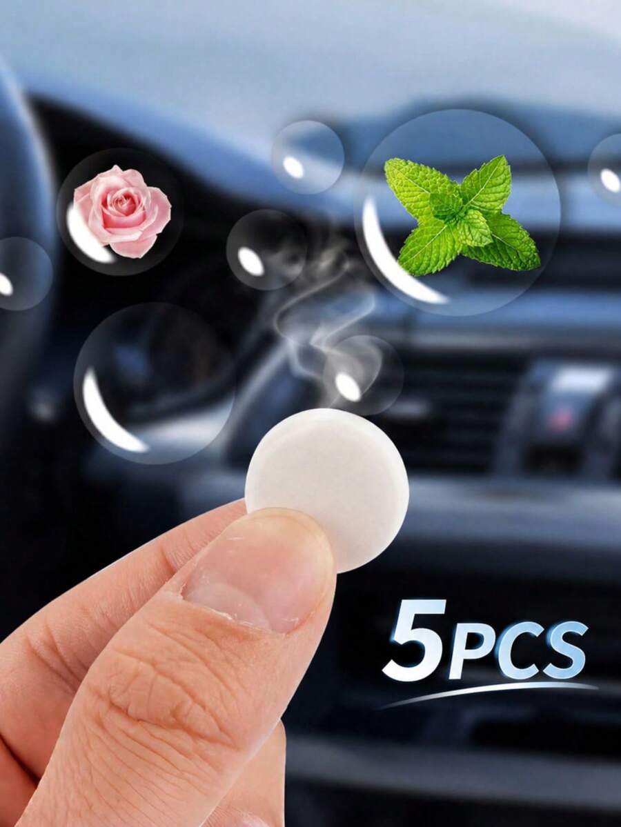 5 miếng thay thế nước hoa ô tô, hỗn hợp mùi chanh, đào, nước hoa, hoa chuông xanh, nhài, mộc tê, đại dương, oải hương, miếng nạp khử mùi lâu dài, viên hương thơm cửa gió điều hòa ô tô, phụ kiện nội thất ô tô trị liệu bằng hương thơm, quà tặng cho nam & nữ - Nhiều màu - Xem 1