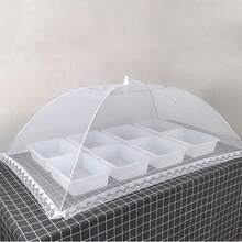 Foldable Vegetable Cover, Keeps Your Food Fresh And Protected From Flies! Large Foldable Food Cover Anti-Fly Mesh Cover Kitchen Outdoor Food Cover Anti-Insect Mesh Screen Cover - Multicolor - View 4