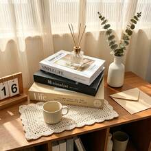 Desktop Decor Set 3 Decorative Books, Suitable For Home Living Room Study Decor | Premium Decorative Faux Books, Suitable For Office Desk Decor, Scene Atmosphere Decor Fake Books - 3pcs - View 4