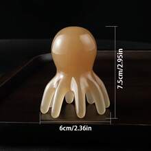1pc Portable Octopus Wide-Tooth Massage Comb 7.5*6cm Handheld Scalp Massager, Relieve Tension, Relax Scalp - Multiple Styles - View 11