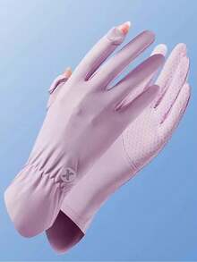 1 Pair Summer Ice Silk Sun Protection Gloves - X-label Sunscreen - View 12