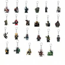 1pc Delta Force Game Character Acrylic Keychain Pendant Tactical Operator Collectible - Multicolor - View 2