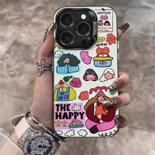 El primer sonido del futuro Carcasa celular diseño elegante resistente a impactos y rasgos, adaptada para múltiples modelos como  X,XR,XS Max y series 11/12/13/14/15/16/17 con todas sus variantes, celulares  Galaxy gama A y S de diferentes generaciones, dispositivos  Moto E y serie G, además de  Poco y Redmi Note toda la línea, material cómodo ligero, protección completa para teléfono móvil ideal para uso personal y diario cotidiano - Negro - Ver 2