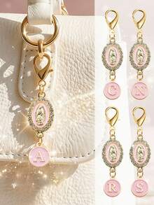 Letter Religious Virgin Mary Cross Pendant, Car Rearview Mirror Blessing Pendant, Prayer Keychain, Catholic Cross Packaging Amulet; Wallet, Backpack Decorative Accessories, Earphone Case Accessories, Suitcase And Car Decoration, Suitable For Family, Friends, Classmates, Teachers, Colleagues, Lovers, Valentine's Day Gift, Baptism Gift, Party Keychain Gift Bag - one-size - View 1