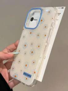 1個白色大孔雛菊手機殼，相容 iPhone 17 Pro Max、Apple 16/15/14/13 - 白色 - 查看 3
