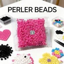 1000顆/包 Fusion Beads 補充包 2.6mm 1000顆 3D Perler 珠子套組，DIY手工珠寶製作材料，高品質像素珠創意手工藝 - E5 - 查看 2