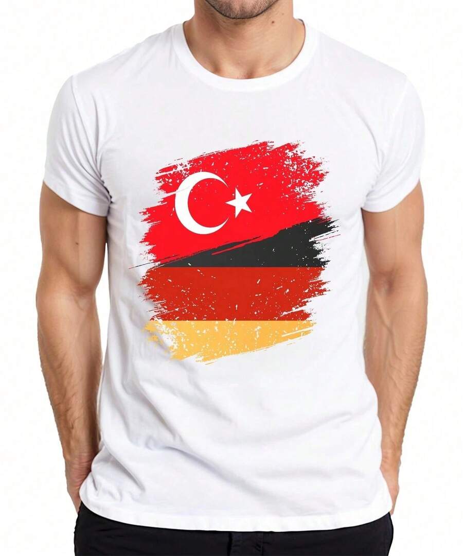 T-shirt för män - stil1 - Visa 1