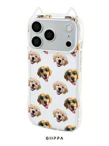 GIIPPA 1件透明客製化度假風手機殼，適用於 iPhone 18/17/16/15/14/13/12/11/Pro Plus Max，客製化圖片手機殼，客製化姓名手機殼，畢業禮物、度假禮物、週年紀念禮物、情人節禮物、生日禮物、婚禮禮物 - 彩色 - 查看 4