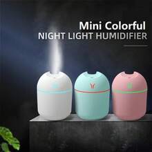 250ml Mini USB Air Humidifier, Essential Oil Diffuser For Home And Car, Silent Ultrasonic Diffuser With Colorful LED Lamp. - Style 1 - View 7