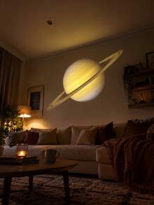 1件裝 USB 銀河行星投影燈，10種圖案星空天文館小夜燈，附呼吸燈效果，可彎曲鵝頸 LED 月亮與星星投影燈，適合臥室天花板房間裝飾，節日禮物 - 黑色 - 查看 4