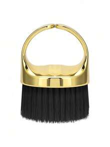 Professional Barber Cleaning Brush With Soft Bristles Neck Hair Dusting Tool For Hair Salons And Home Use Durable Handle - Multicolor - View 12