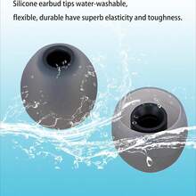 18Pairs Soft Silicone Earbud Tips, Universal Replacement Covers With 4.5-6.5mm Inner Hole, Made Of High-Quality Soft Silicone, Available In Multiple Colors And Sizes, Comfortable And Secure Fit For Most In-Ear Headphones - View 3