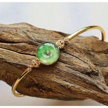 Hot-Selling S925 Silver Inlaid Chalcedony Ice Flower Safety Buckle Women's Bracelet Bracelet Temperament Versatile - 手鐲 - 查看 5