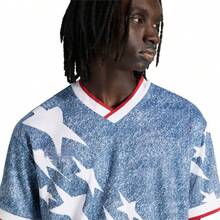 FIFA USA 1994 Denim Graphic Jersey - Men's - Màu xanh lam - Xem 5