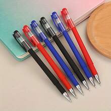 10/15pcs Matte Neutral Pen Set, Black, Blue, Red Ink, 0.5mm Ballpoint Pens, Cute Stationery For Students, School And Office - Multicolor - View 6