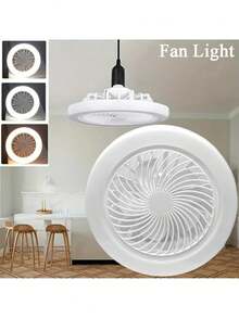 3-In-1 Multifunctional LED Ceiling Fan With Lighting, Air Conditioning, And Aromatherapy - Instant Installation, Remote Control, And Quiet Design - US A Type Plug(110-127V) - View 4