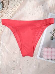 8pcs Plus Size Women's Panties - Soft Comfortable Elastic Sexy Triangle Briefs, Minimalist Design Skin-Friendly Simple, Suitable For Daily Home And Vacation Wear - Multicolor - View 5
