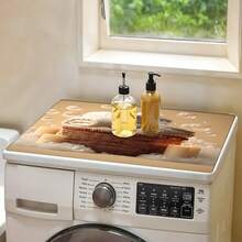 1 buah, Dekorasi Rumah, Keset Anti Debu Mesin Cuci Bermotif Tema Laundry, Alas Karet Lembut, Aksesoris Ruang Cuci, Keset Pelindung Atas Mesin Cuci, Menyerap Air Cepat Kering, Keset Penutup Anti Debu Kulkas, Keset Penyerap Air Meja Mesin Kopi, Keset Drainase Tanah Diatom, Penutup Anti Debu Mesin Cuci dan Pengering Peralatan Dapur dan Ruang Cuci Modern, Dekorasi Rumah, Dekorasi Ruang Makan Dapur - MultiWarna - View 6