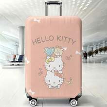 Miniso 可愛 Hello Kitty & Friends 印花行李箱套，彈性可水洗行李箱保護套，日系防刮防塵旅行保護套 - 顏色 - 查看 1