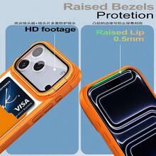 Skin-Feel Card Holder Stand Series Compatible With Apple 17pm/17pro/16pm/16pro Etc. - Green - View 2