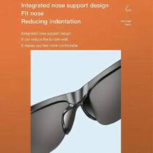 Lightweight Smart ABS Bluetooth 5.0 Glasses With Touch Control, HIFI Sound For Calls And Music, UV-Protective Lenses, Rechargeable With Long Battery Life, A High-Tech Essential For Daily Outdoor Trips. - View 7