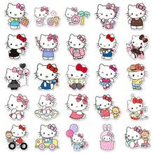 50 miếng nhãn dán graffiti chống nước hoạt hình dễ thương Sanrio Hello Kitty để trang trí mũ bảo hiểm, xe đạp, sổ dán, hộp bút - 50PCS-A - Xem 4