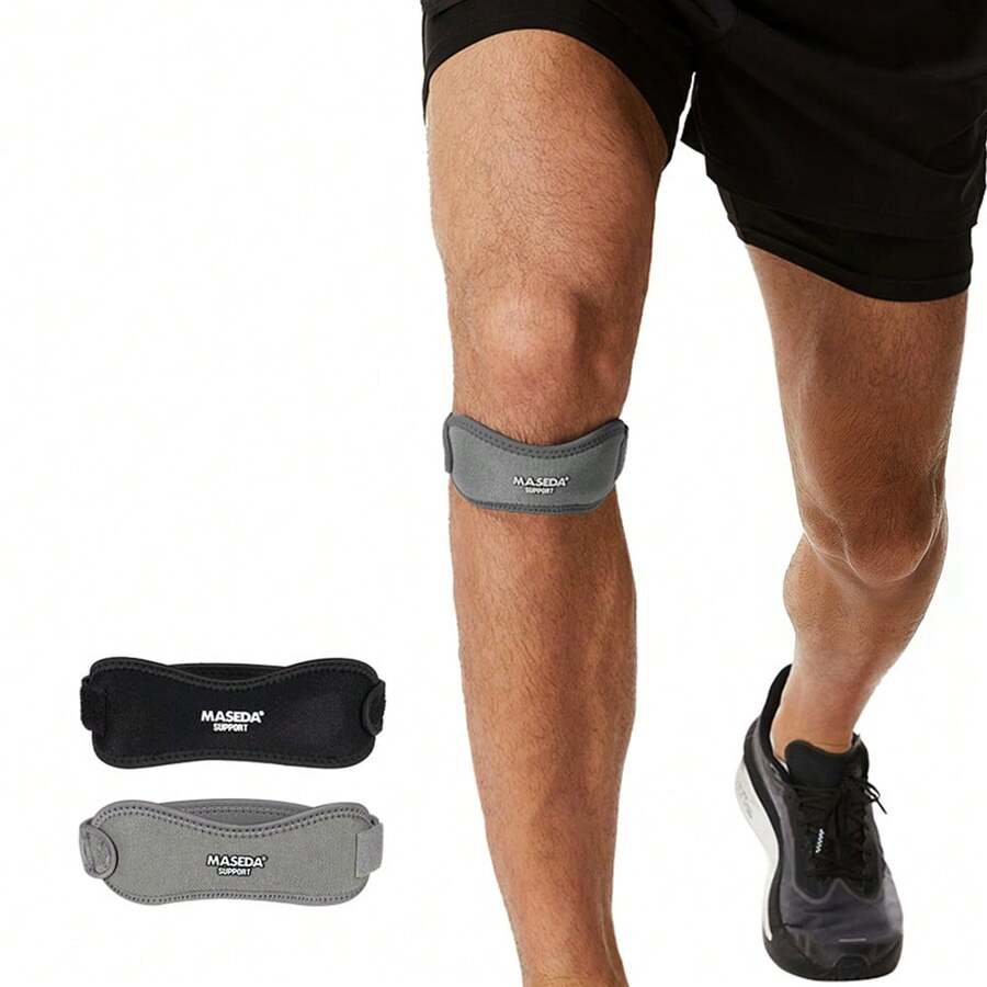 1pc Adjustable Patella Support Strap, Stable Knee Joint Support, Suitable For Men And Women Sports, Fitness, Running, Basketball - Multicolor - View 1