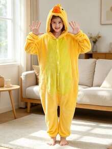 1pc Kids Cartoon Animal Cute Soft Sleeping Bag, Unisex, Suitable For Home, Party, Vacation - Multicolor - View 7