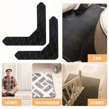 4/12/24pcs Of Reusable, Non-Marking Carpet Anti-Slip Stickers, Suitable For Carpets, Bed Sheets, Mattresses, Sofa Cushions, And Other Items That Need To Be Secured To Prevent Slipping. This Washable Adhesive Tape Is Ideal For Area Rugs - View 9