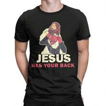 Camiseta Kawaii de Jiu Jitsu brasileño para hombre, ropa de verano de manga corta con cuello redondo de algodón5 - Negro - Ver 1